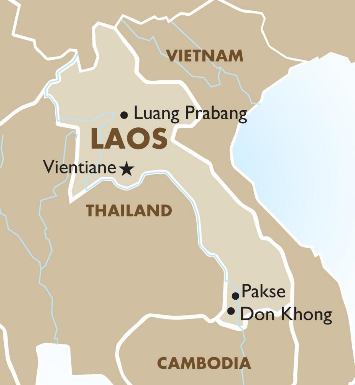 Žemėlapis kapitalo laosas 